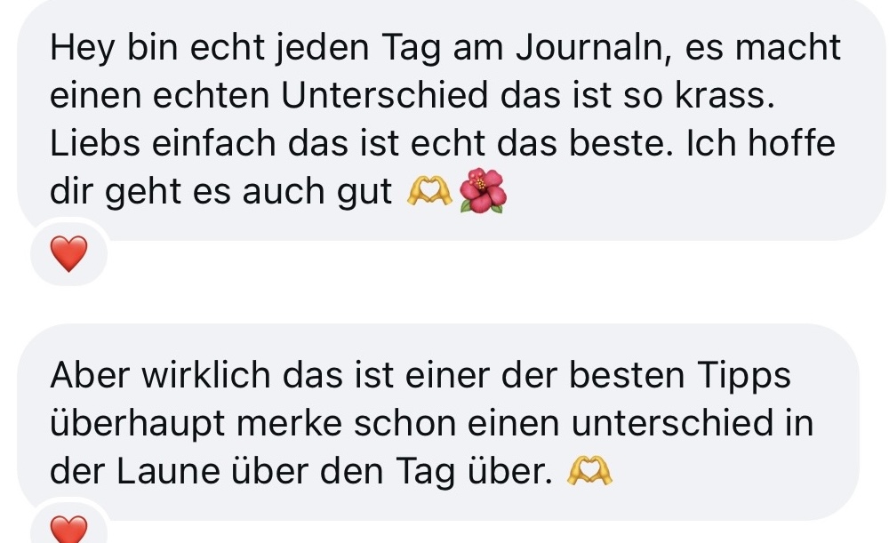 DM-Stimme einer Followerin