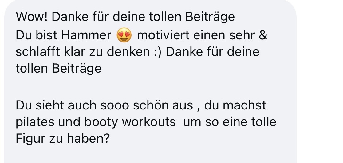 DM-Stimme einer Followerin